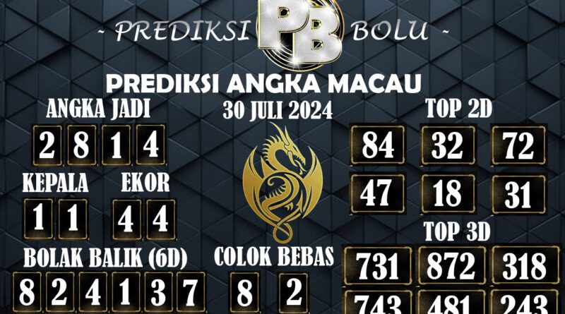 Prediksi Togel Vegas Akurat 30 Juli 2024