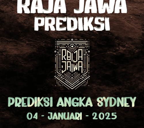 Prediksi Togel Sydney Joss Dari Raja Jawa 04 Januari 2025