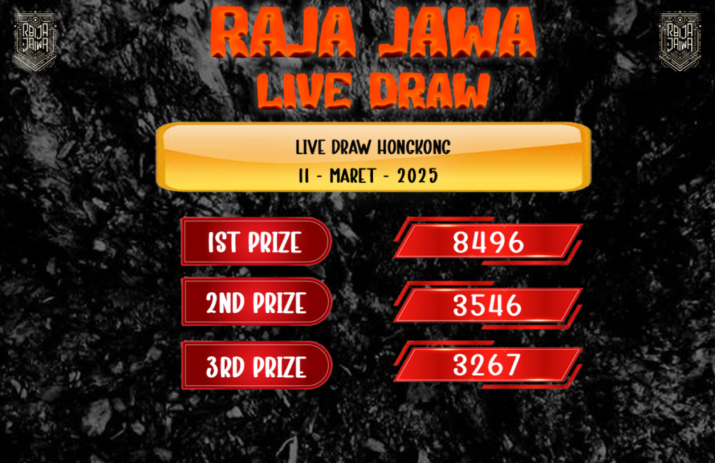 Live Draw Togel Hongkong 11 Maret 2025 dari Raja Jawa