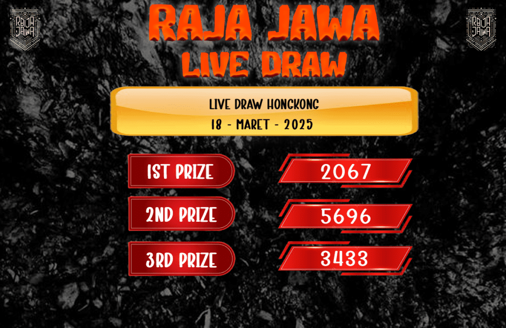 Live Draw Togel Hongkong 18 Maret 2025 dari Raja Jawa