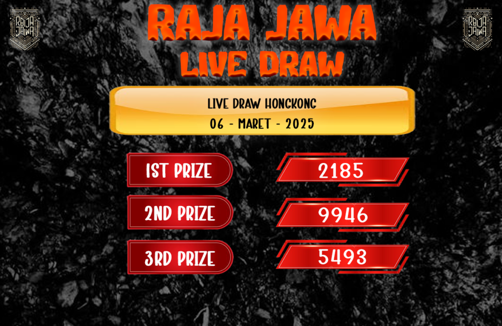 Live Draw Togel Hongkong 06 Maret 2025 dari Raja Jawa