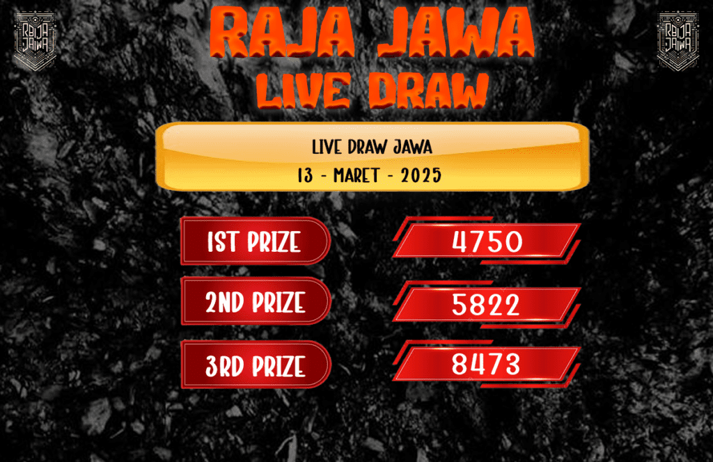 Live Draw Togel Jawa 13 Maret 2025 dari Raja Jawa