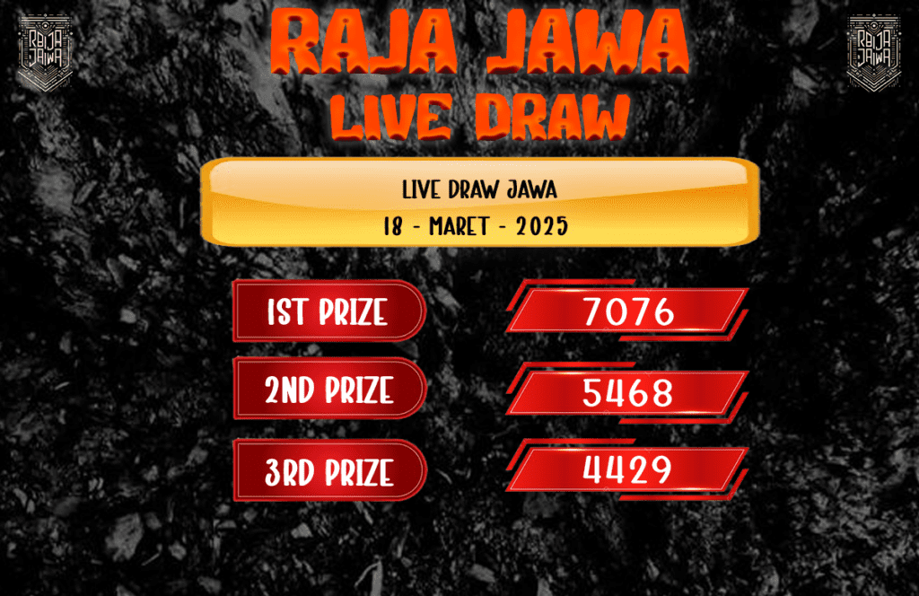 Live Draw Togel Jawa 18 Maret 2025 dari Raja Jawa