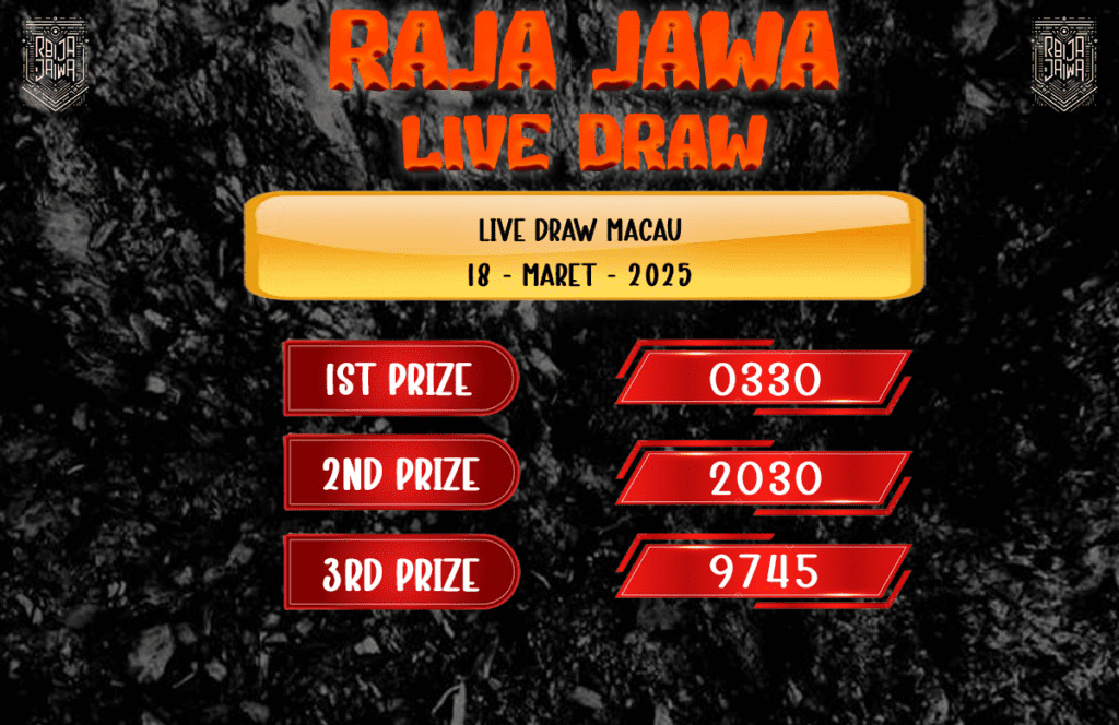 Live Draw Togel Macau 18 Maret 2025 dari Raja Jawa