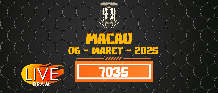 Hasil Togel Macau 6 Maret 2025