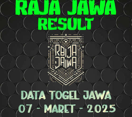 Data Result Togel Jawa 7 Maret 2025 Dari Raja Jawa